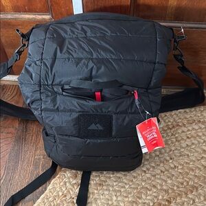 Black Quilted Men's Bag